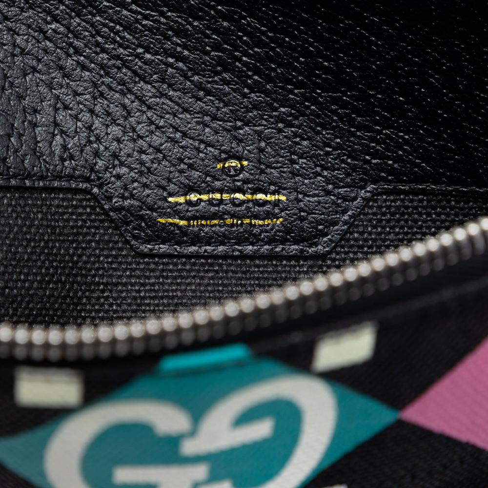 Pre-Loved Gucci Jumbo GG Canvas Geometric Print Clutch - Picture 5 of 8